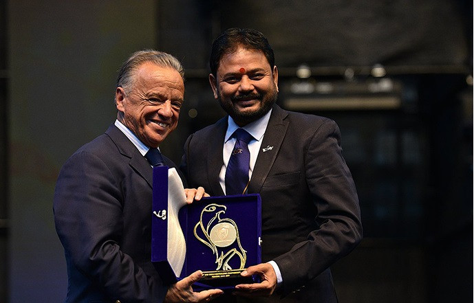 Asian Federation of Bodybuilding and Fitness secretary general recognised for outstanding work