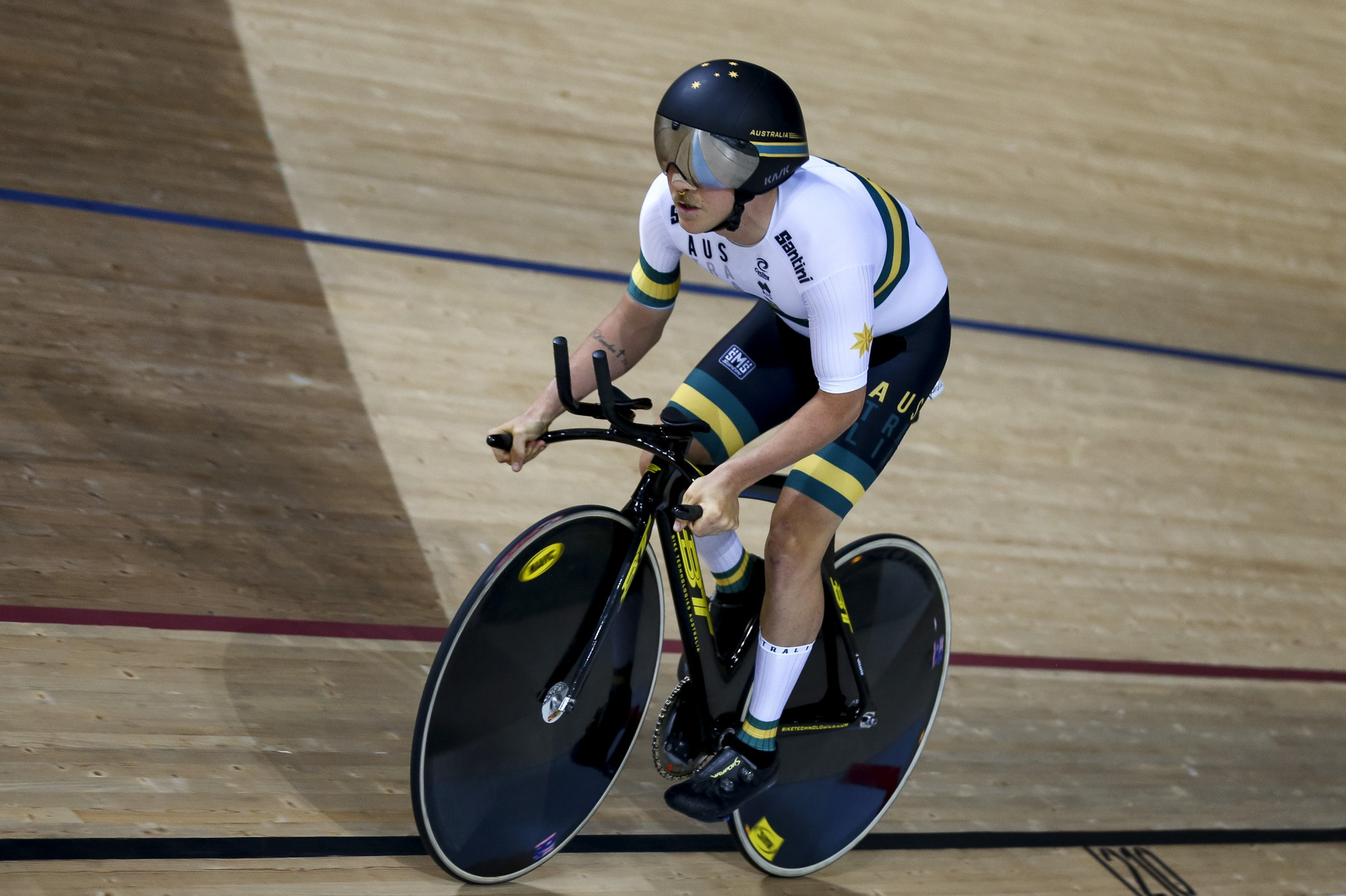 Alistair Donohoe will be among the Australian gold medallists seeking to defend titles at the UCI Para Cycling Track World Championships in Canada next year ©Getty Images