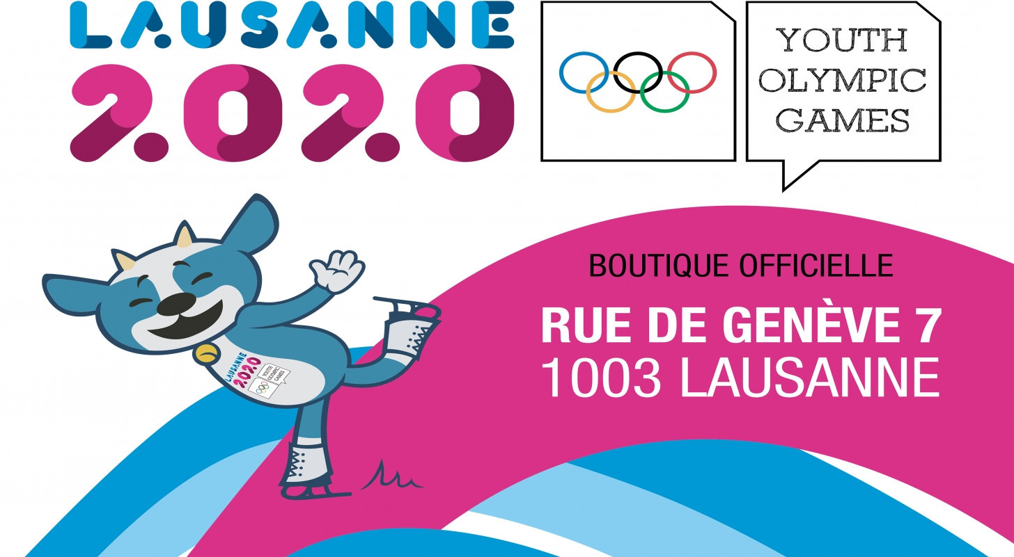 Organisers of the 2020 Winter Youth Olympics in Lausanne are encouraging people to pay a visit to the brand-new official shop for the Games ©Lausanne 2020