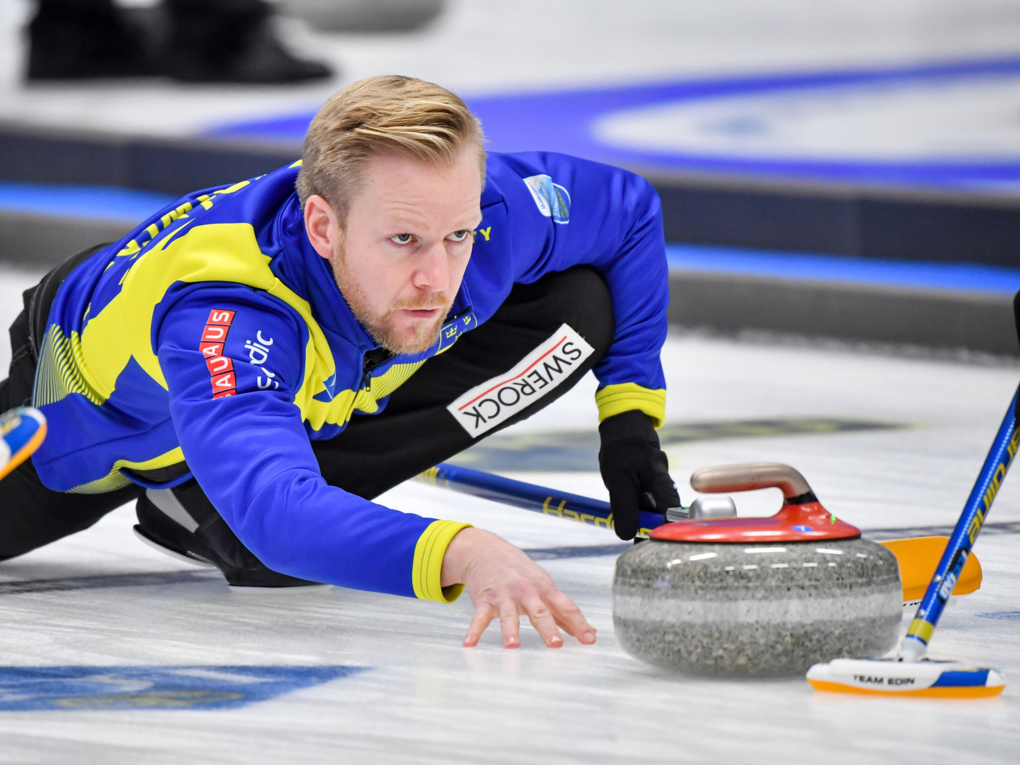 Niklas Edin's rink have won 10 consecutive matches at the European Curling Championships in Helsingborg ©Getty Images