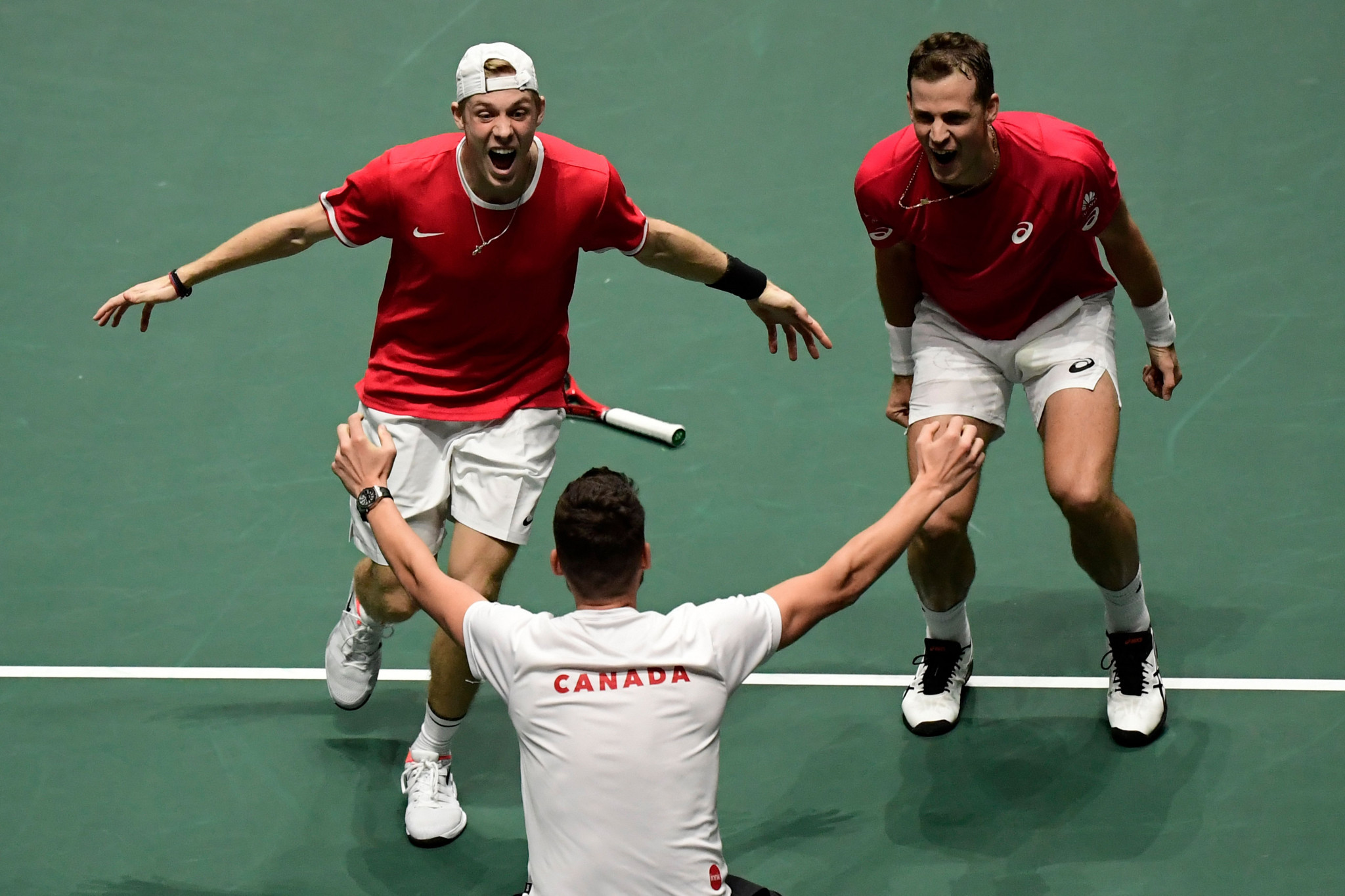 Canada secured their place in the last four of the Davis Cup Finals after beating Australia 2-1 in Madrid tonight ©Getty Images