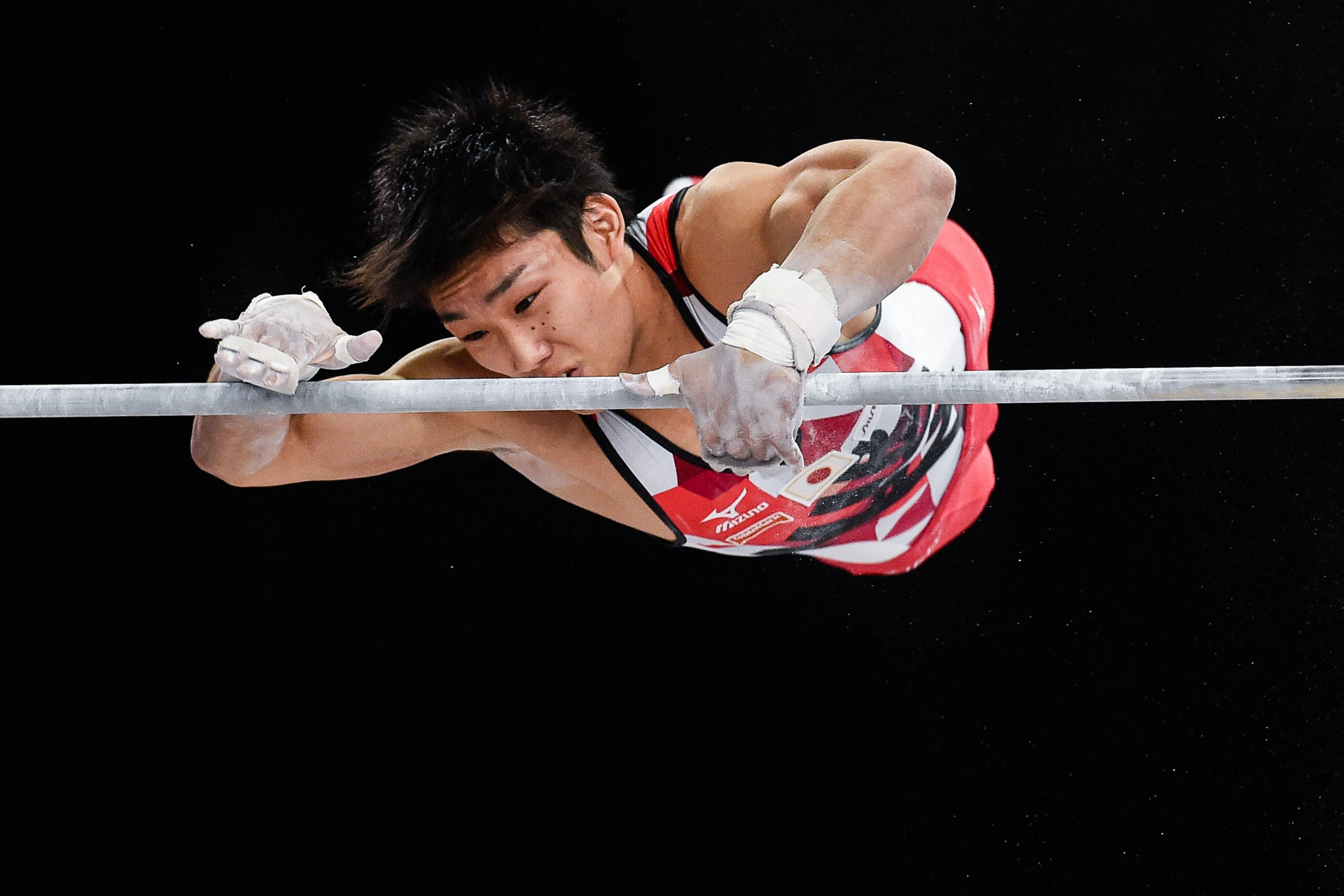 Hidetaka Miyachi topped men's horizontal bar qualification ©Getty Images