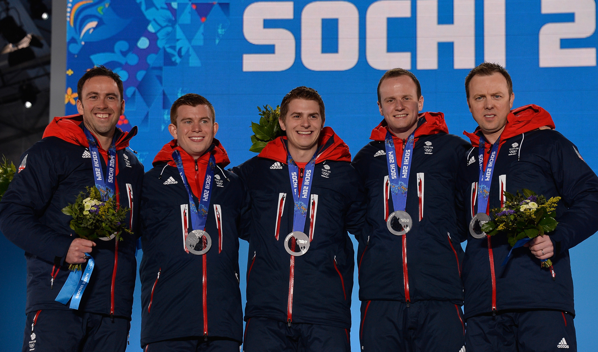 Britain's men's team won silver at the Sochi 2014 Winter Olympic Games ©Getty Images