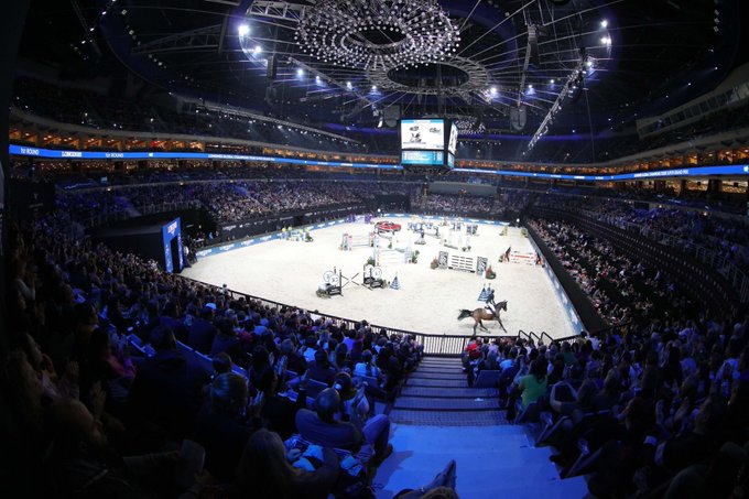 Competition took place at the O2 Arena in Prague ©Twitter/GCT_events