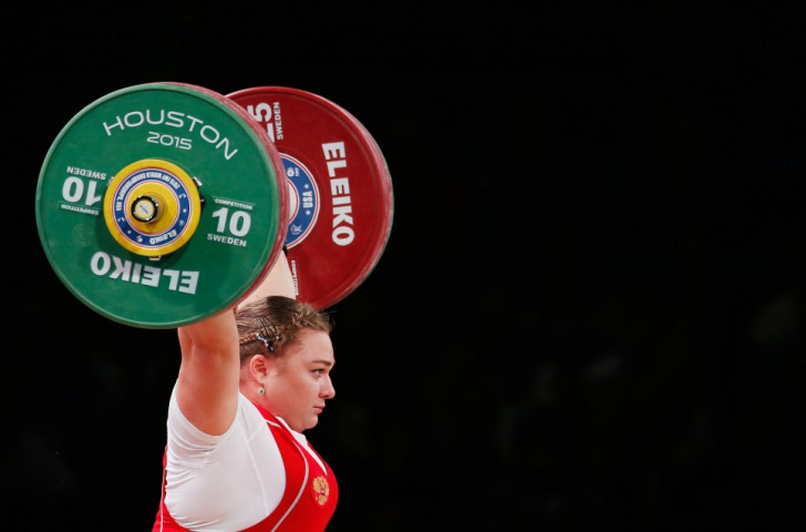 Russia's Tatiana Kashirina successfully defended her women's over 75kg titles in the snatch, clean and jerk and overall ©Getty Images