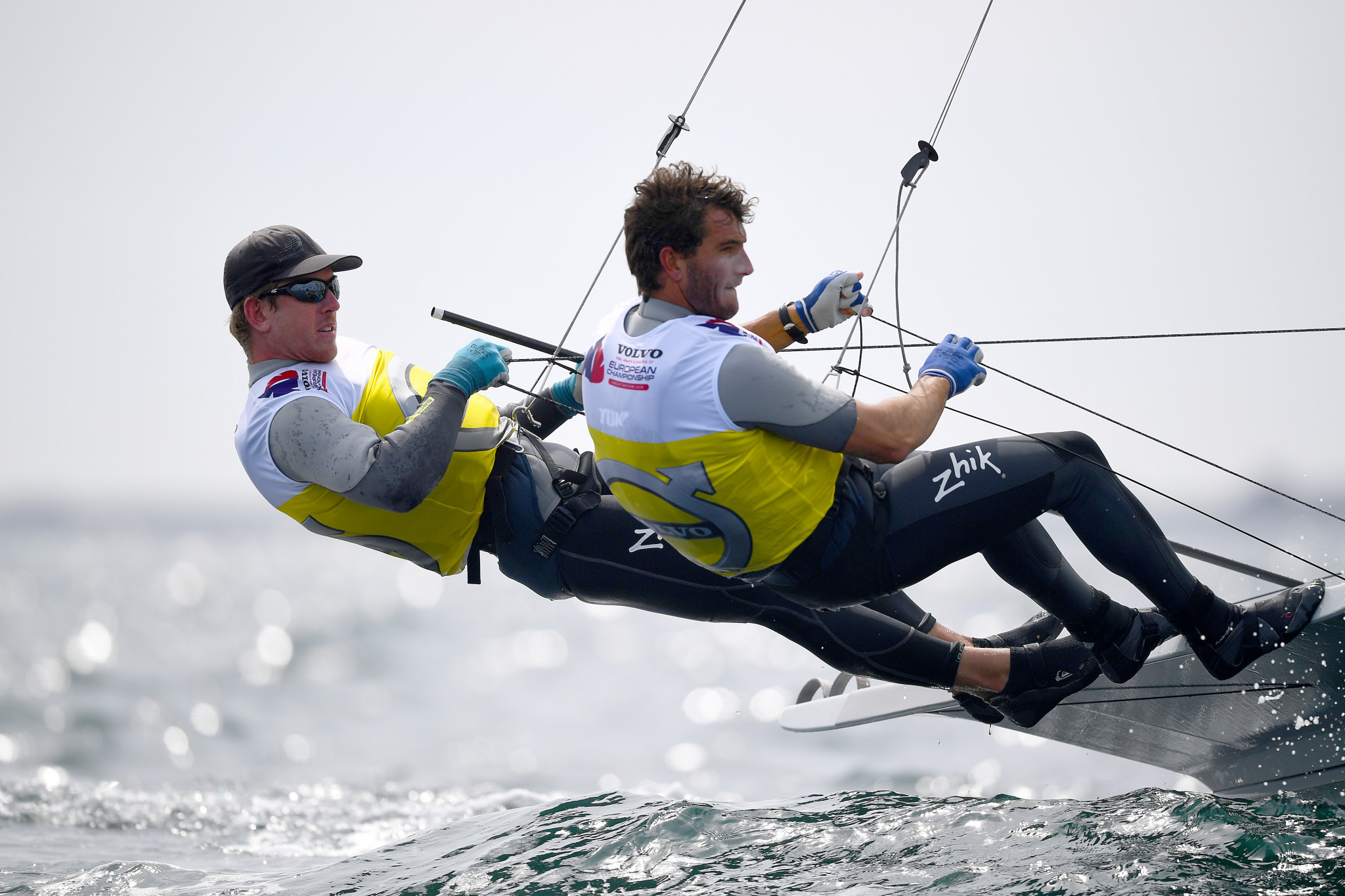 Peter Burling and Blair Tuke of New Zealand are considered medal contenders in the 49er class ©Getty Images