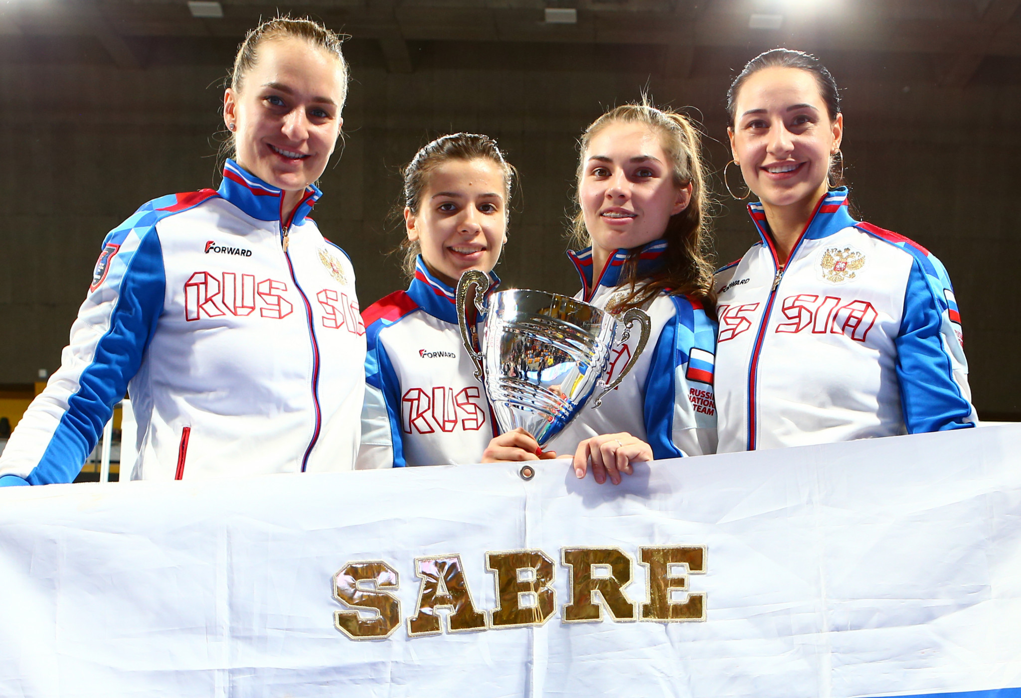 Russia earn team gold at FIE Women's Sabre World Cup in Orléans 