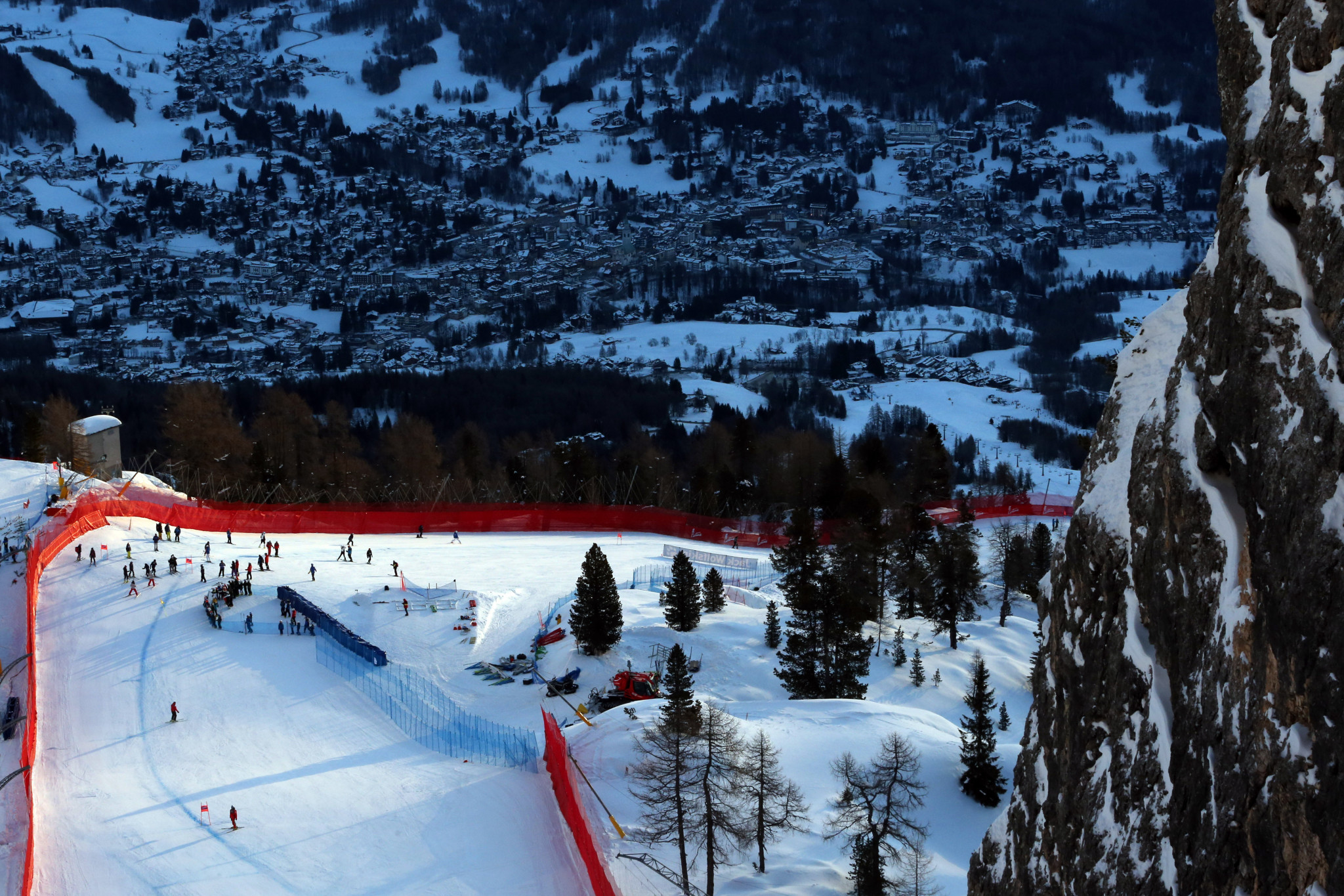 Cortina d'Ampezzo is on track to stage the 2021 FIS Alpine World Ski Championships ©Getty Images