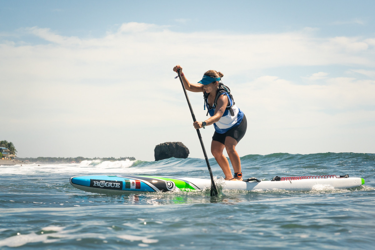 Mexican Mariana Carrasco Zanini was the first finisher to complete the course correctly in fourth position ©ISA 