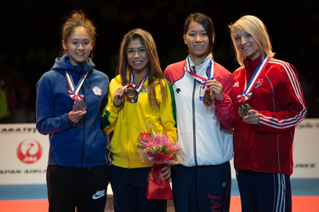Valeria Kumizaki was one of two Brazilian gold medallists on the final day ©Xavier Servolle/WKF