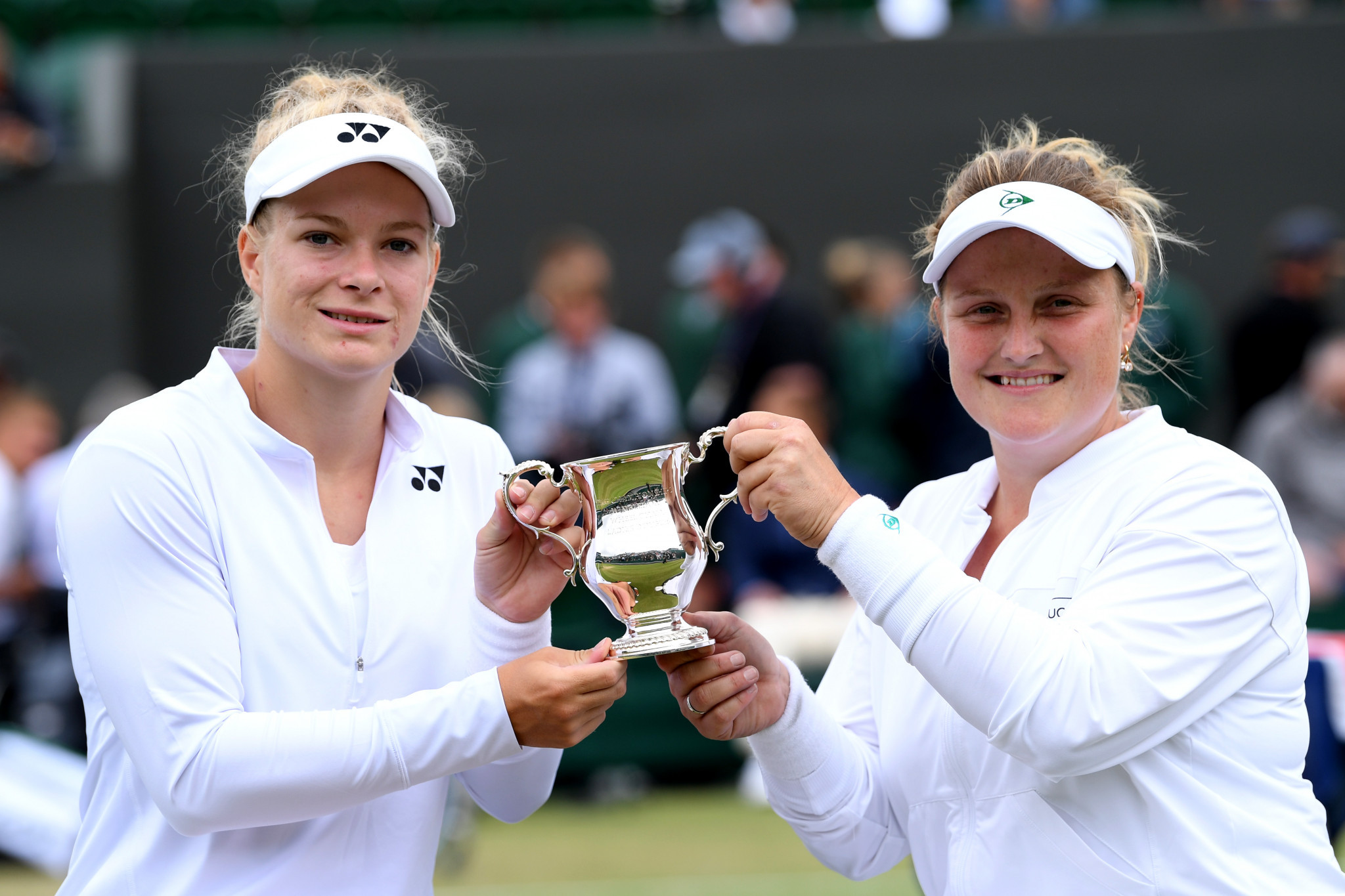 Diede De Groot and Aniek Van Koot of The Netherlands won the women's doubles titles at the UNIQLO Wheelchair Doubles Masters in Orlando having already triumphed at Wimbledon this year ©Getty Images