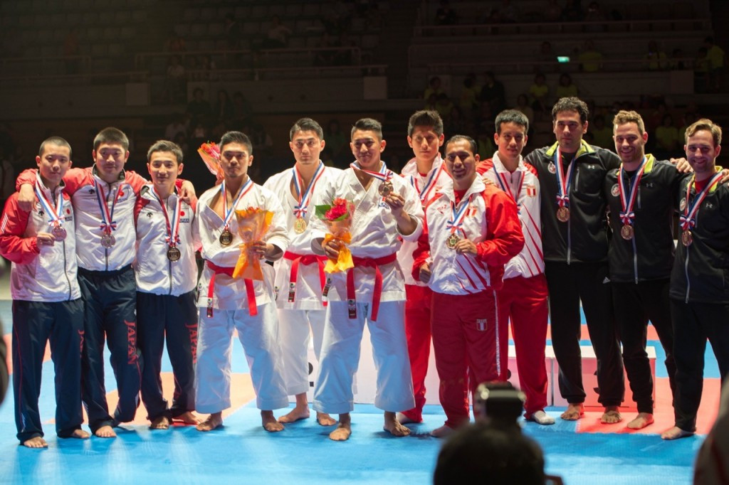 The hosts also took the men's team kata honours with a fine display ©Xavier Servolle/WKF