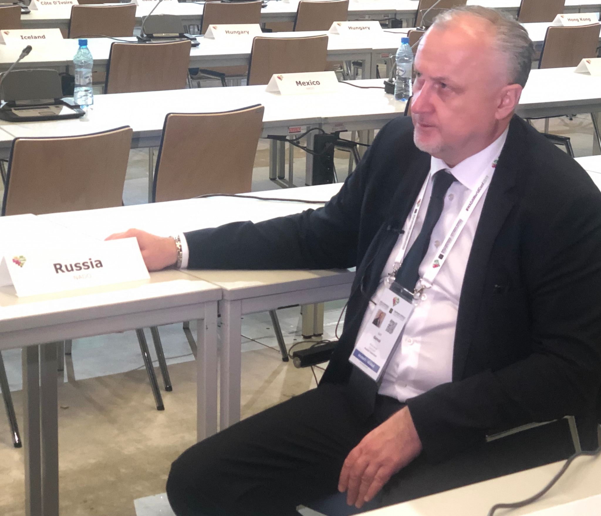 Russian Anti-Doping Agency chief executive Yuriy Granus has claimed that he can see no grounds on which his organisation can legally challenge the findings of the WADA Compliance Review Committee ©ITG
