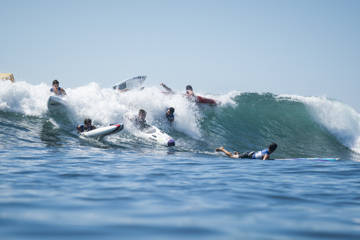 Competitors were given a tough test on the El Sunzal course on day three ©ISA 