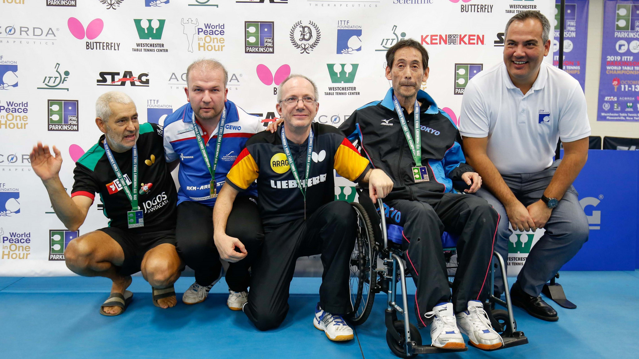 Table Tennis for Health is the message at the first ever World Parkinson’s Table Tennis Championships © ITTF