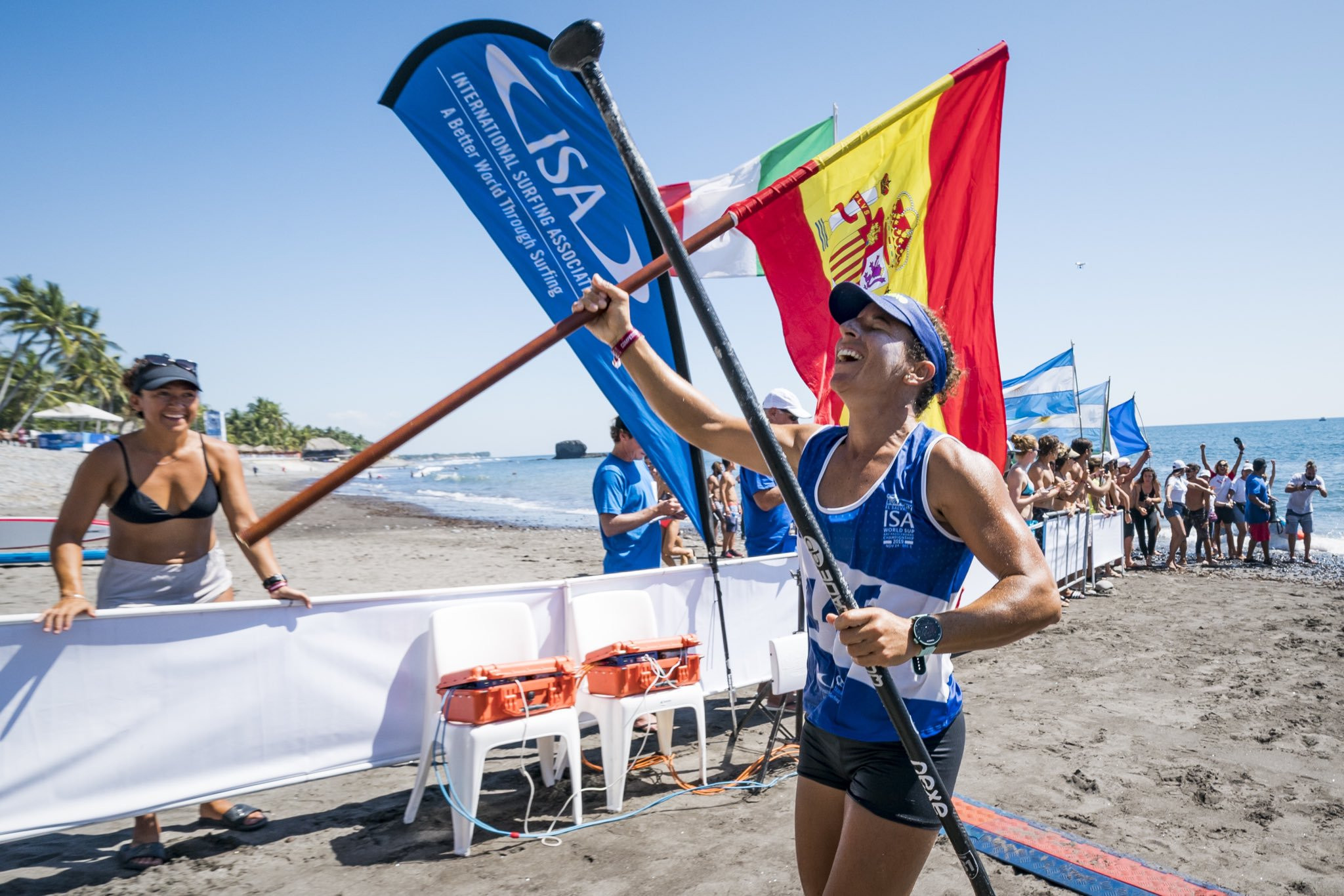 Esperanza Barreras of Spain claimed her second gold in El Sunzal on day four ©ISA 