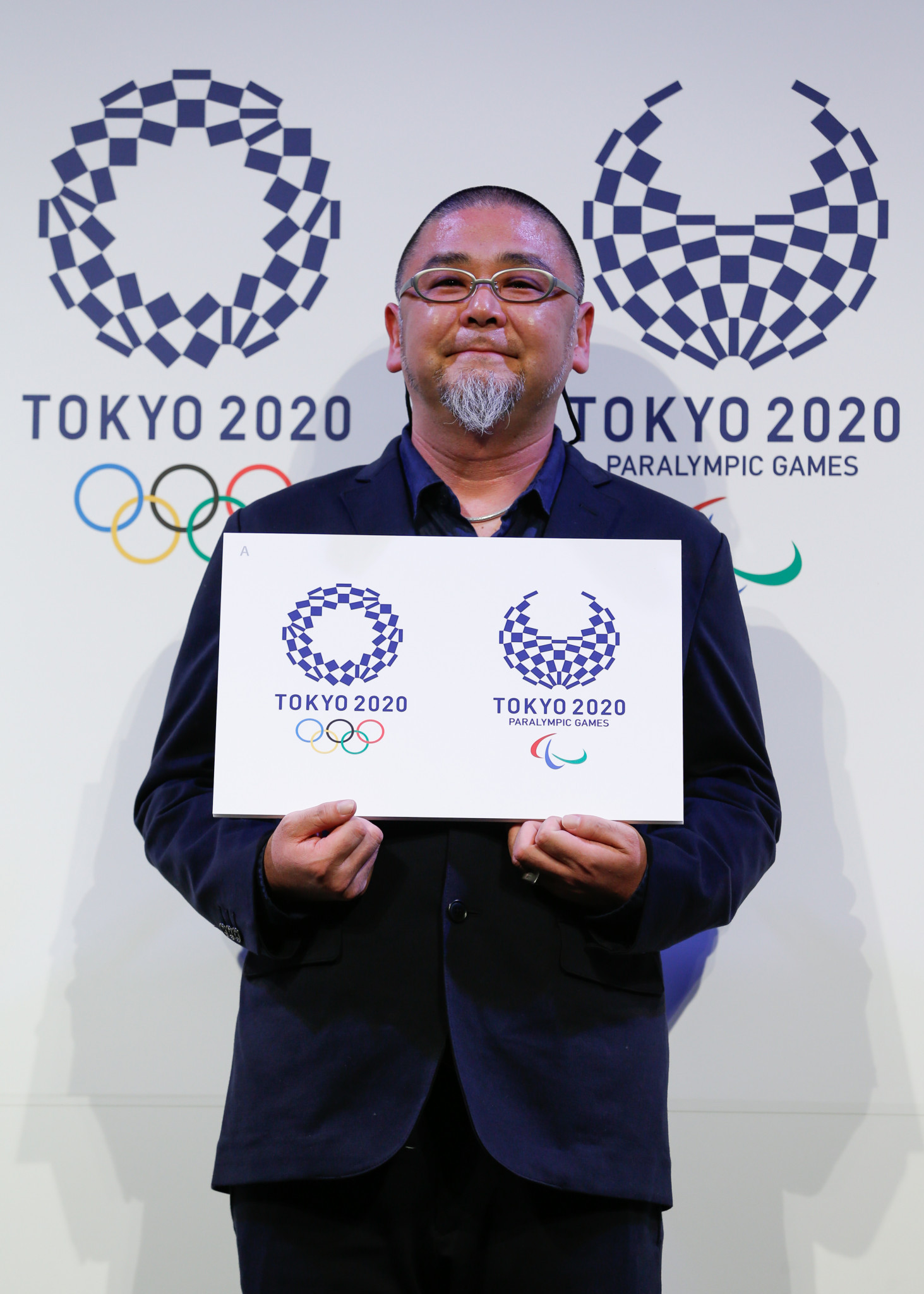 Asao Tokolo, the Japanese artist who designed the Tokyo 2020 emblems, will provide two pieces of work ©Getty Images