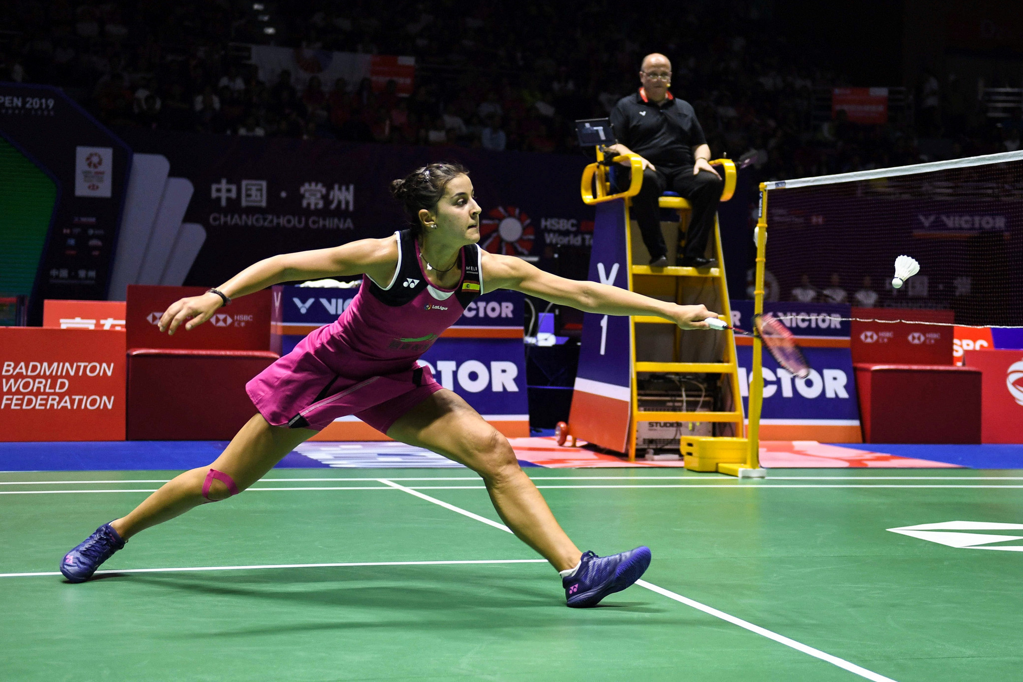 Olympic champion Carolina Marín is through to the quarter-finals of the Syed Modi International Badminton Championships ©Getty Images