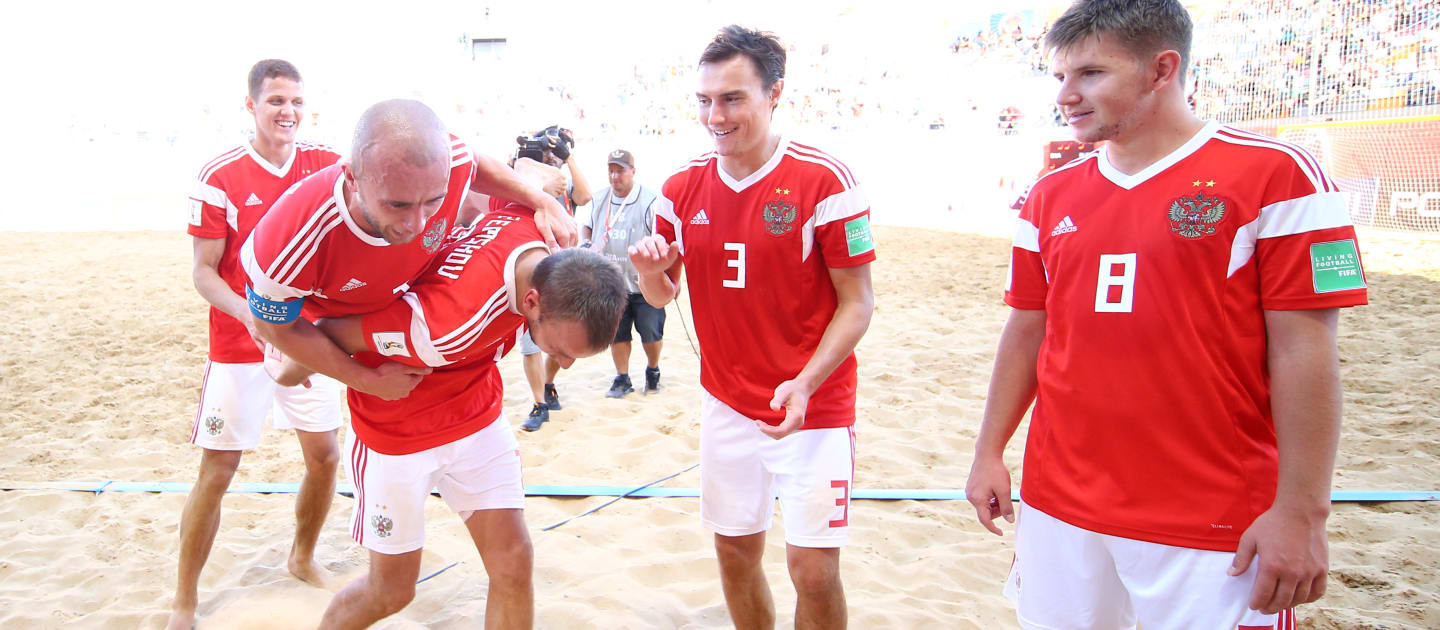 Russia are through to the semi-finals of the FIFA Beach Soccer World Cup ©Getty Images