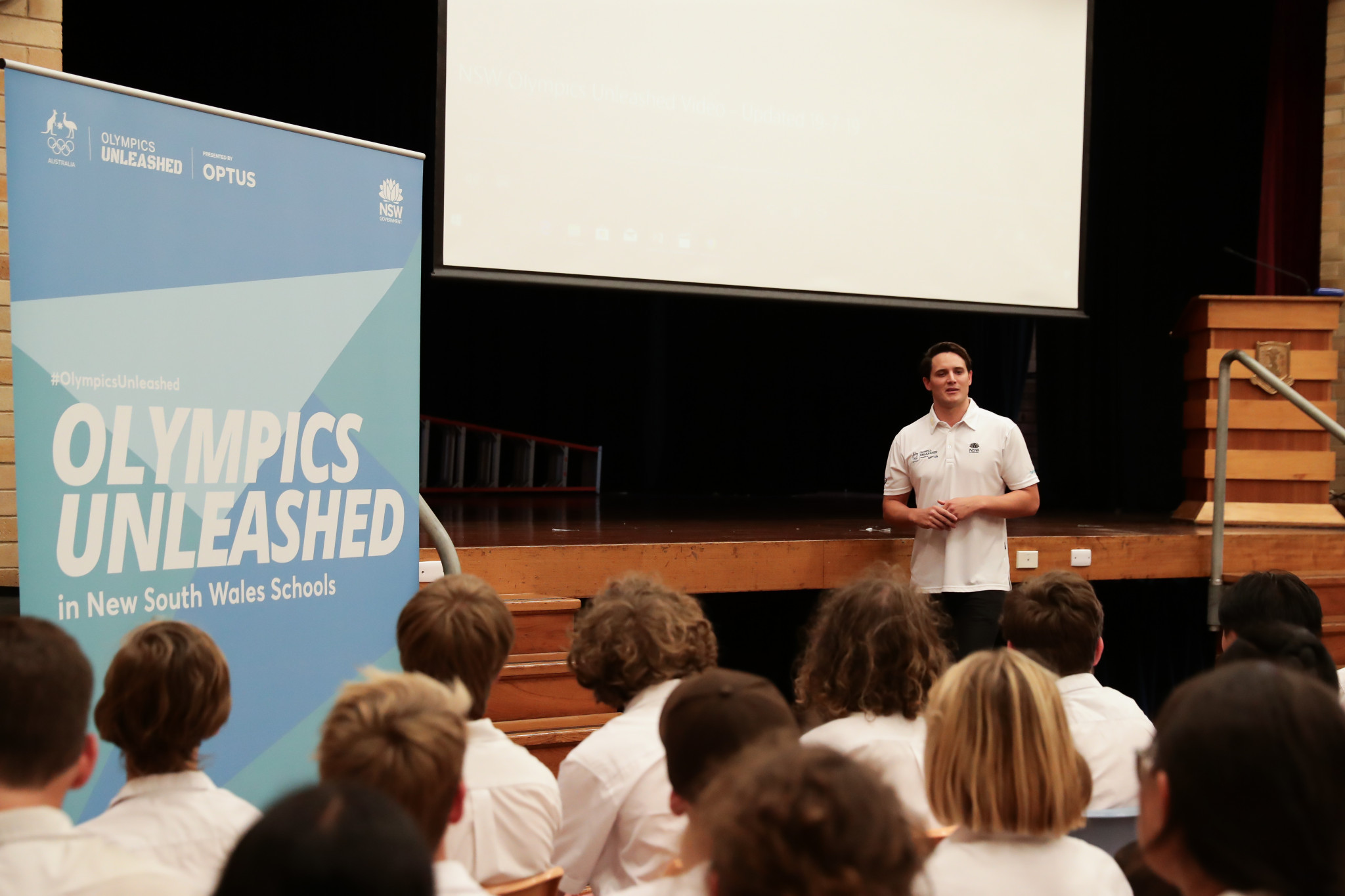 Olympics Unleashed visits 200th New South Wales school 