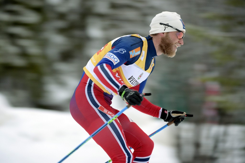 Martin Johnsrud Sundby en route to overall victory in Ruka ©AFP/Getty Images