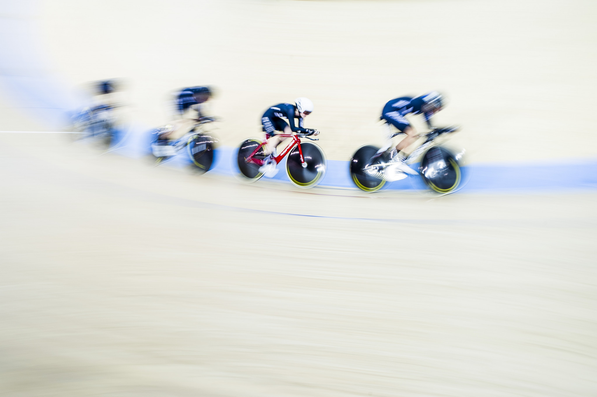 New Zealand won the women's team pursuit event ©Getty Images