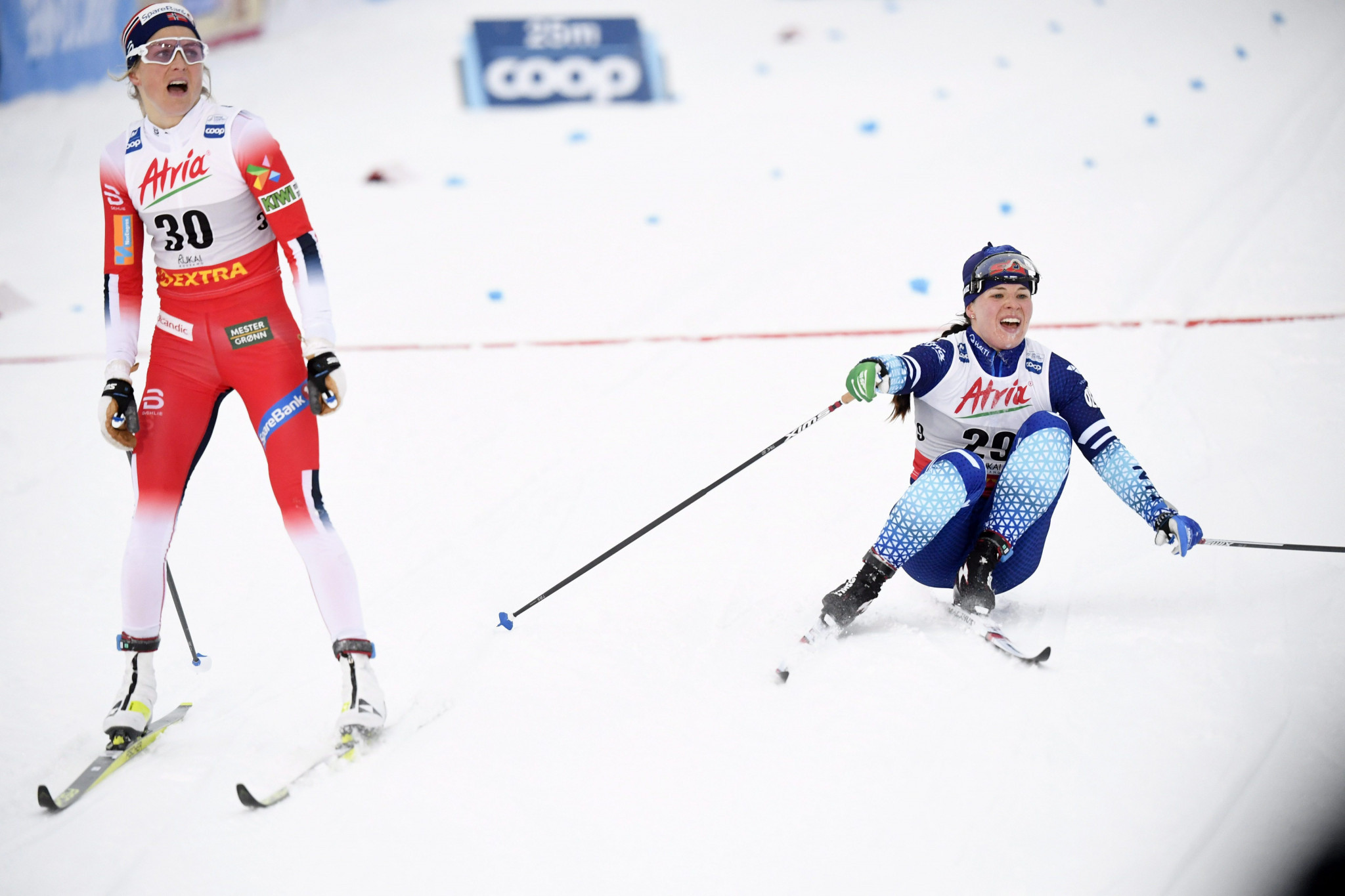 Therese Johaug triumphed in the women's 10km race ©Getty Images