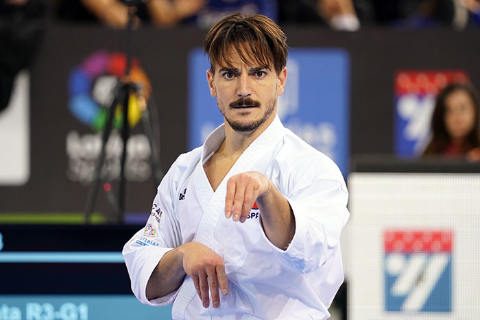 Damian Quintero advanced to the men's kata final ©World Karate Federation