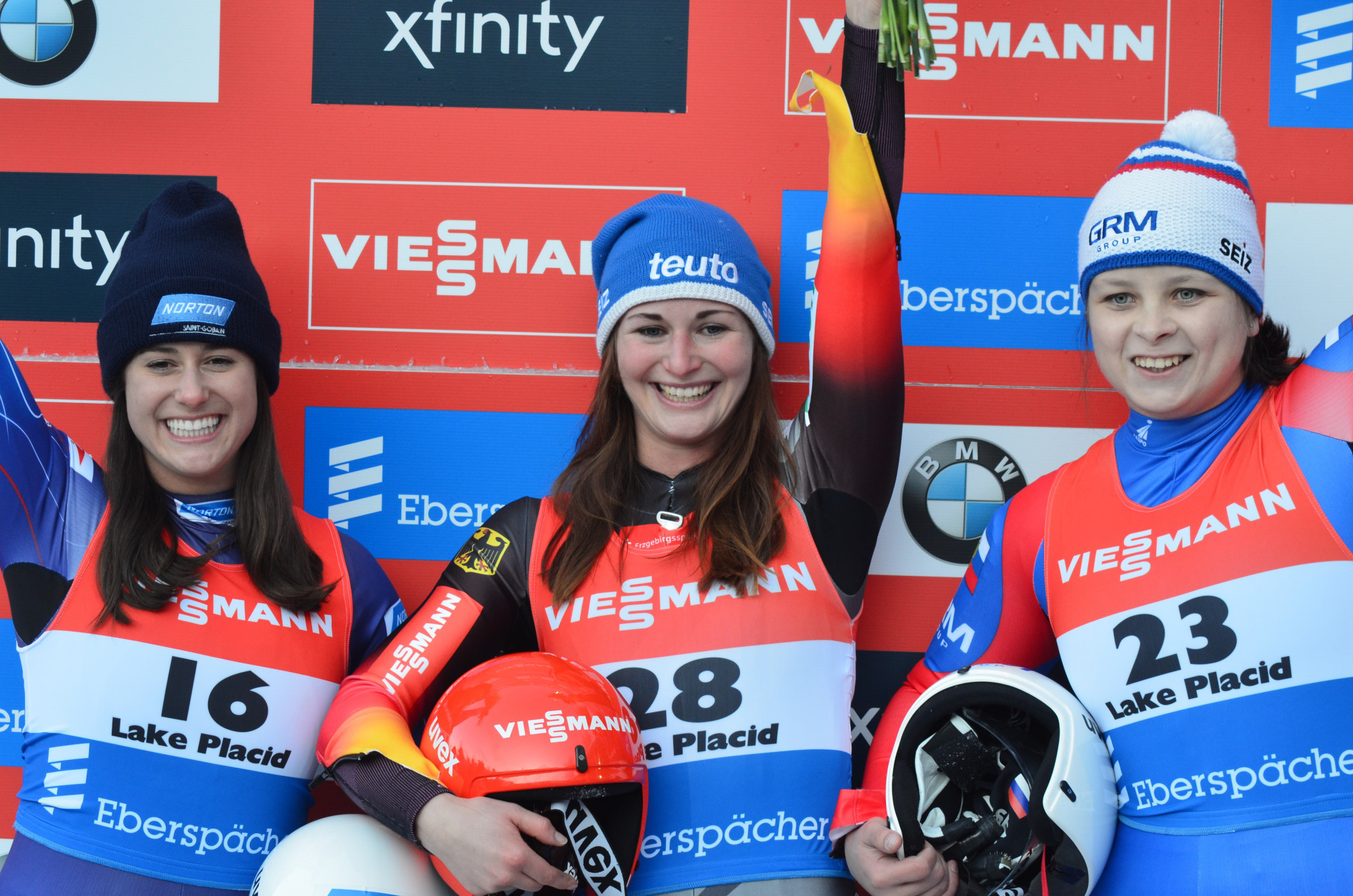 Taubitz triumphs on good day for Germany at Luge World Cup in Lake Placid