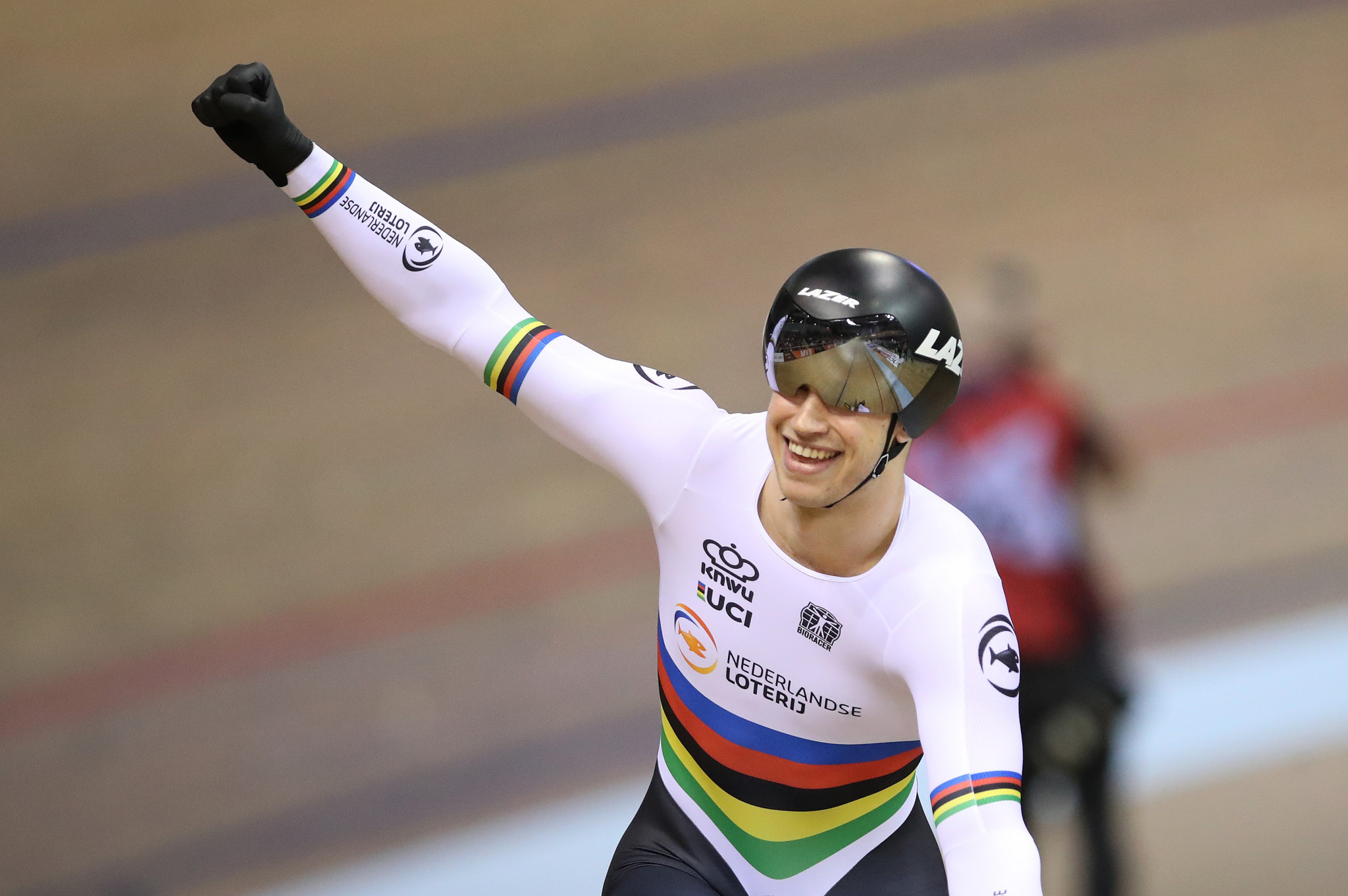 Lavreysen wins repeat of World Championship sprint final at UCI Track World Cup in Hong Kong