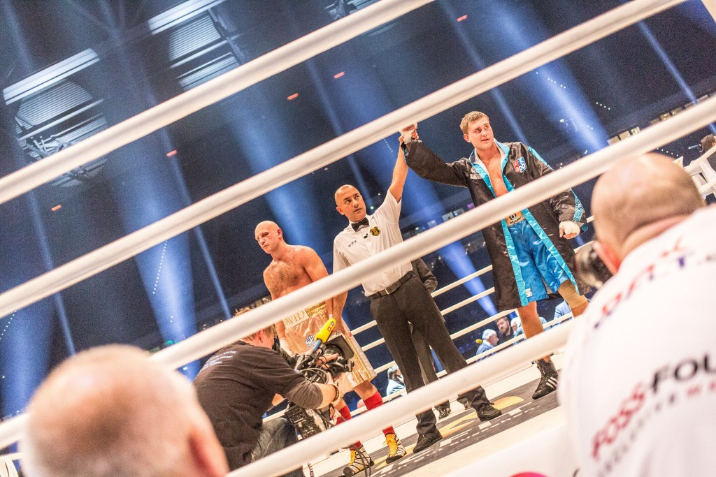 Kazakh wins AIBA Pro Boxing bout as Fury stuns Klitschko in Dusseldorf