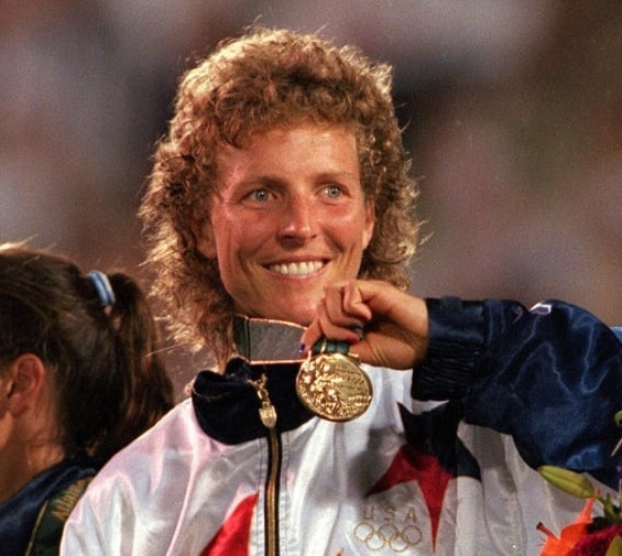 The Olympic gold medal that Michelle Akers won at Atlanta 1996 when women's football made its debut has sold at auction for $34,440 ©Getty Images