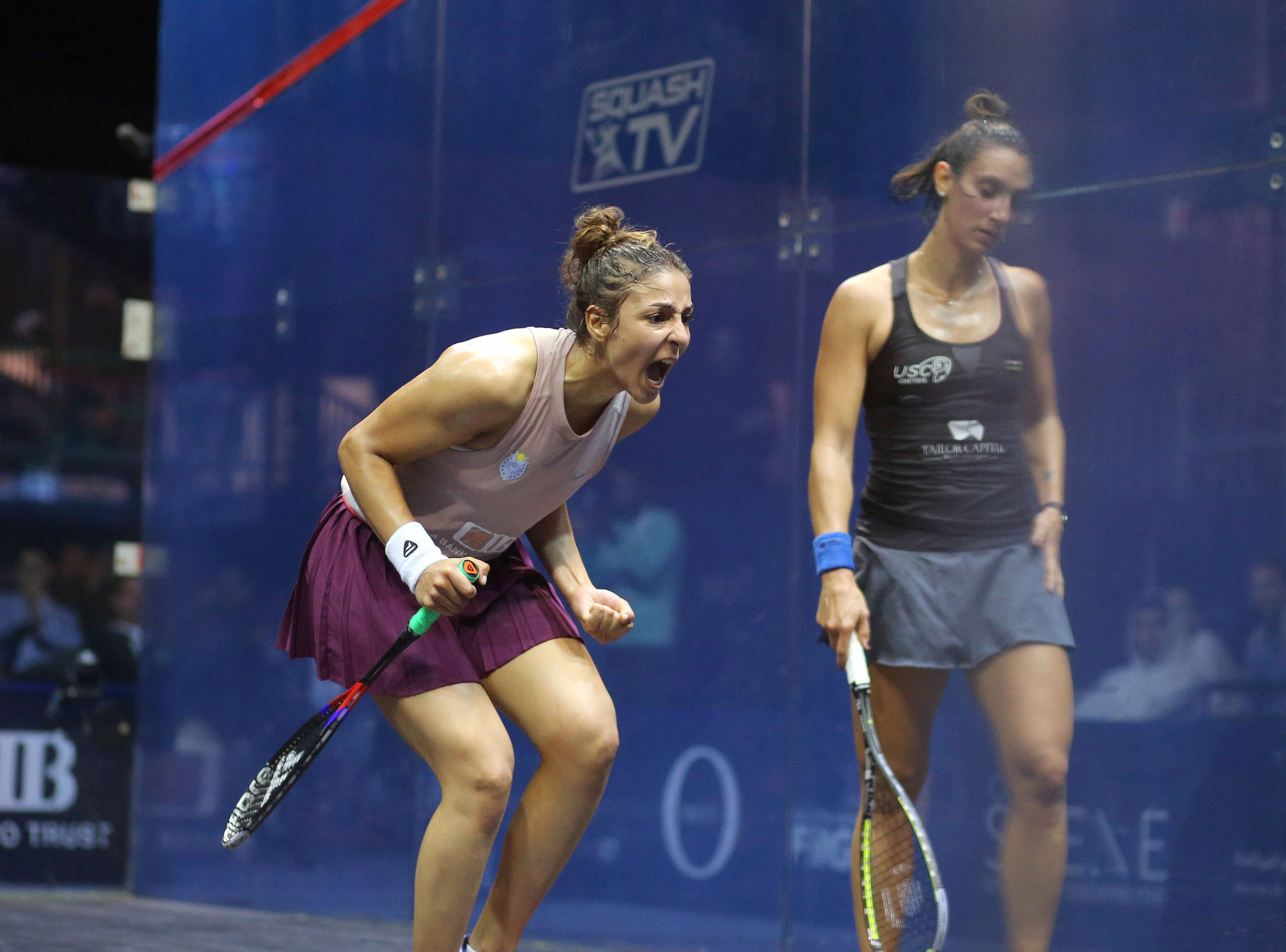 Hania El Hammamy has moved into the top 10 of the women's rankings ©PSA