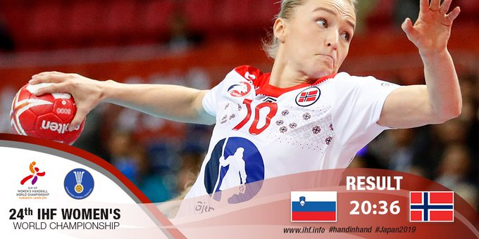 Norway maintain strong start at IHF Women's World Championship