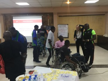 Uganda Paralympic Committee hosted a "Proud Paralympian" workshop in Kampala ©UGParalympics