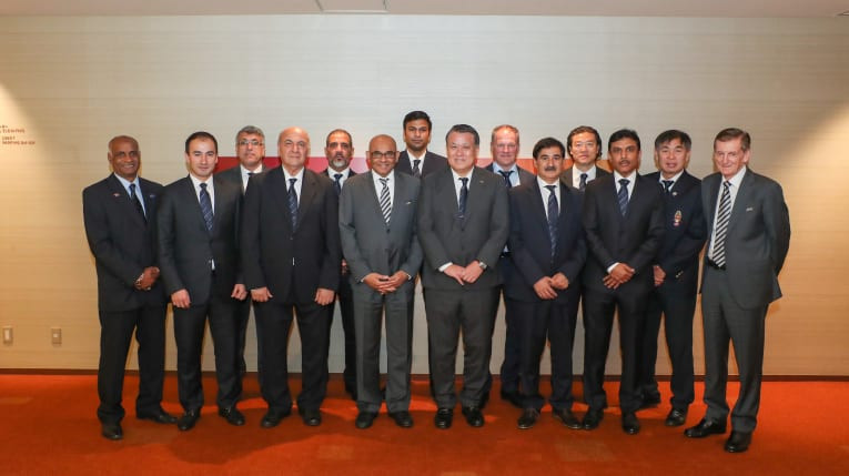 This photo of the Asian Football Confederation Technical Committee created a backlash on Twitter ©AFC