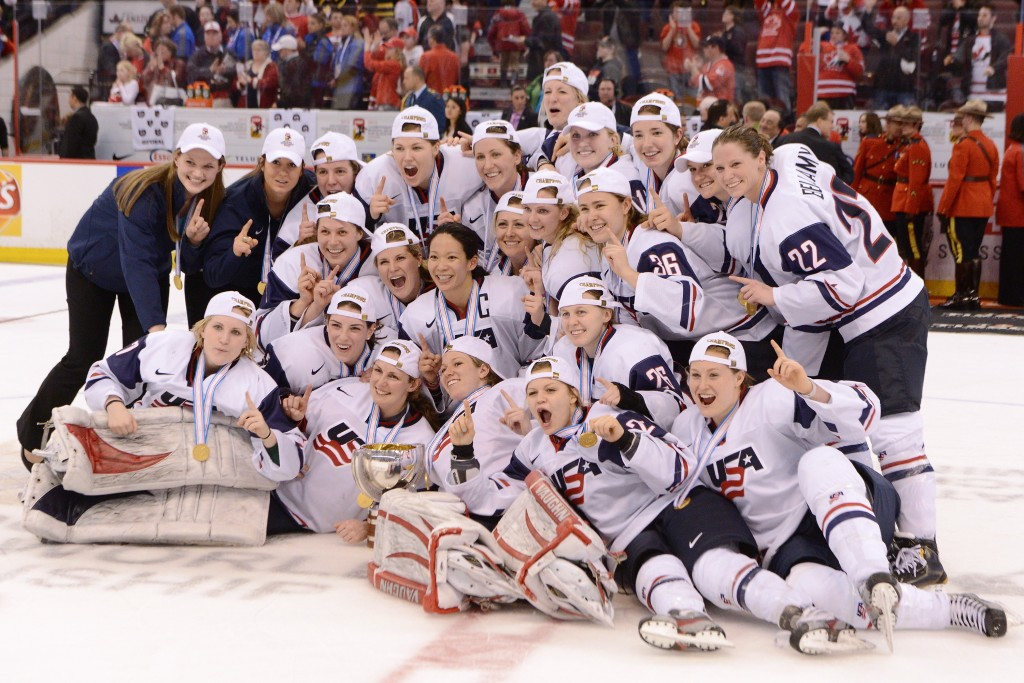 The United States women's ice hockey team claimed their second straight Women's World Championship title by beating Canada