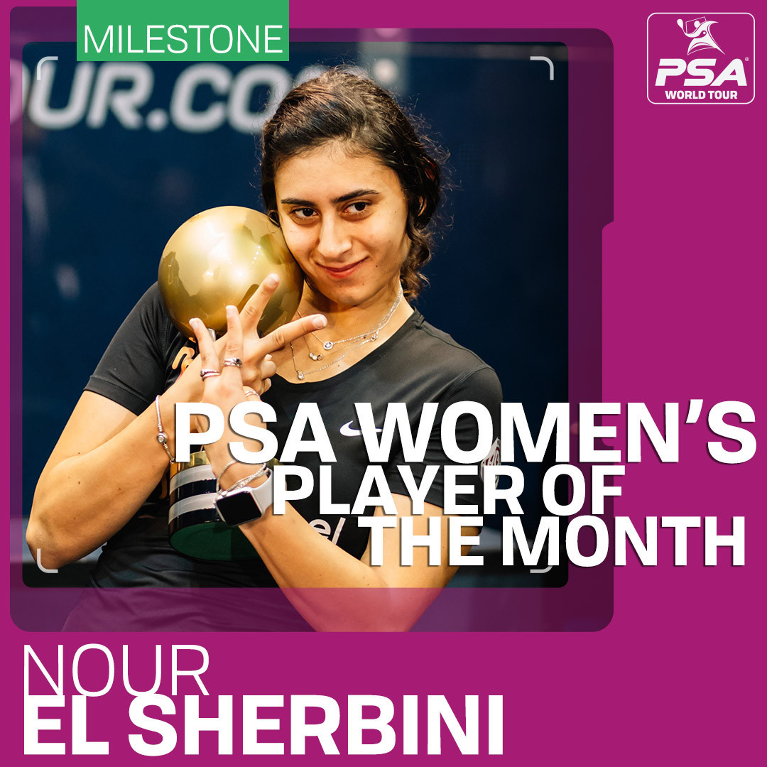 World champions named Professional Squash Association Players of the Month
