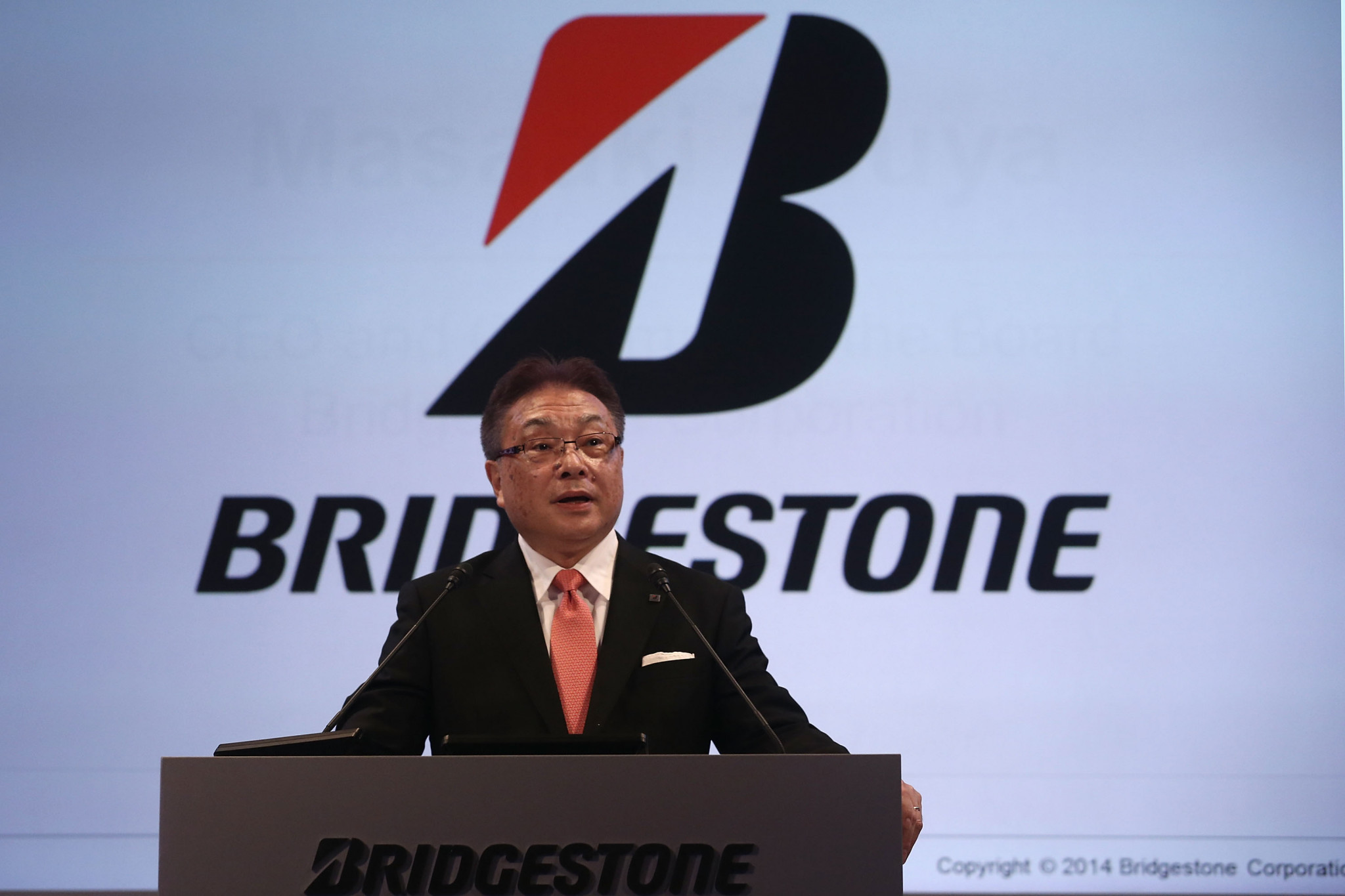 Masaaki Tsuya, chairman of the Board, chief executive and representative executive officer at Bridgestone Corporation, says Bridgestone Innovation Park will be the cornerstone of the company's next chapter ©Getty Images