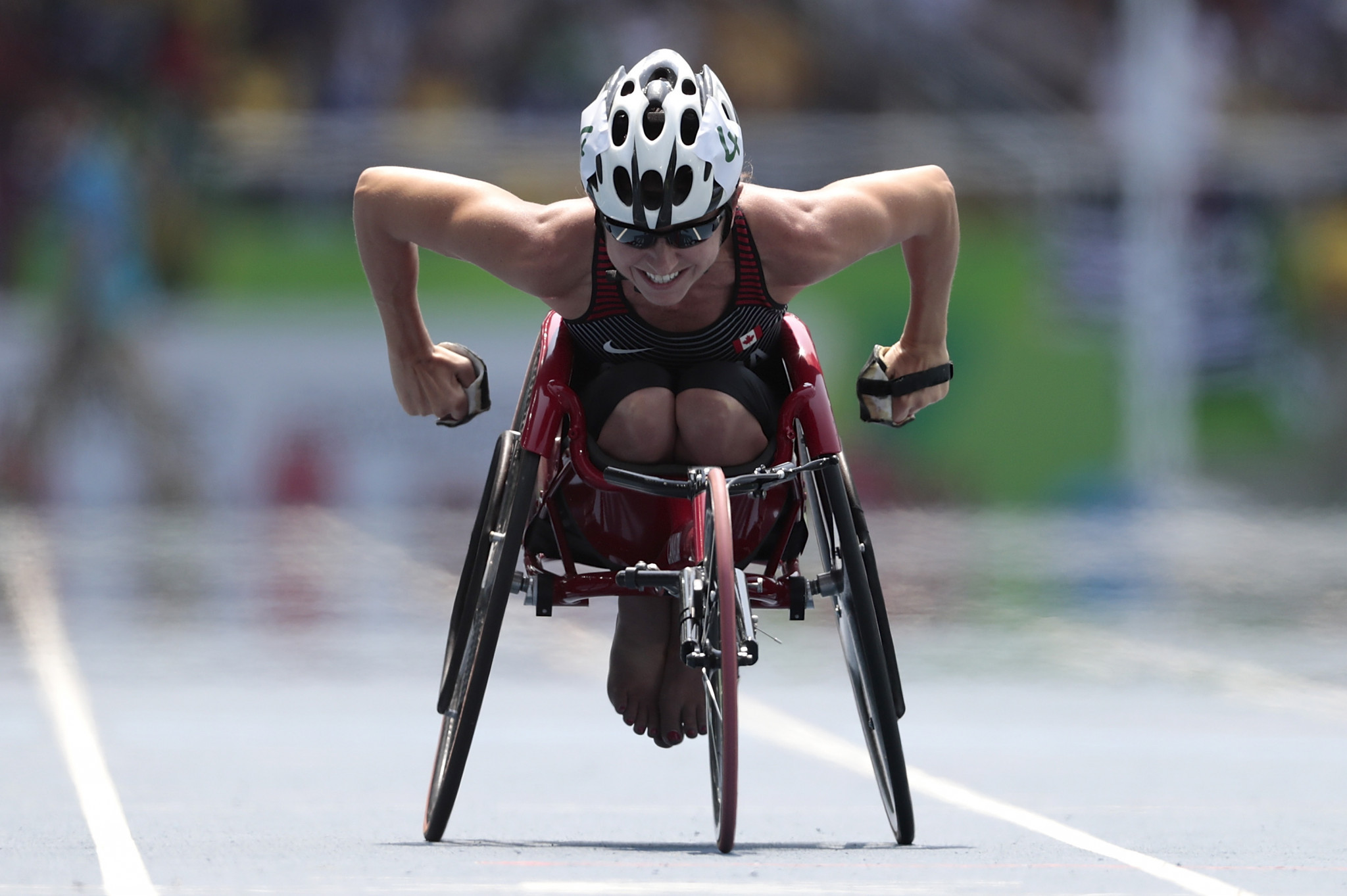 The women's T52 100m event was won by Michelle Stilwell at Rio 2016 ©Getty Images
