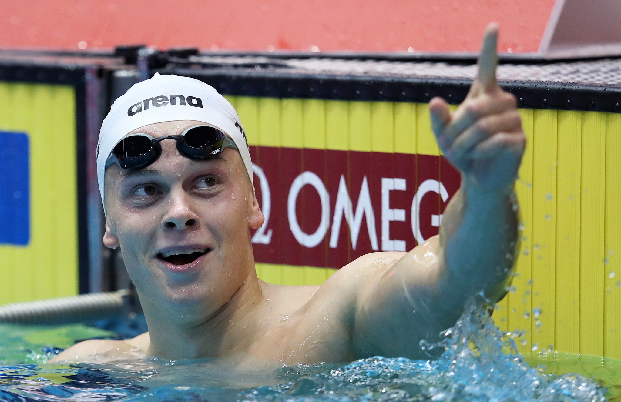 Danas Rapšys won the men's 400m freestyle in a Championship record ©Getty Images