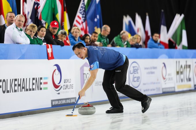 The preliminary round of competition continued in Glasgow ©World Curling