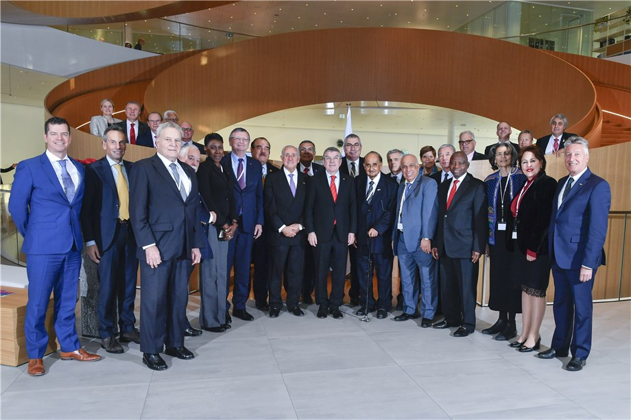 The Executive Boards of the IOC and FIVB met in Lausanne ©FIVB