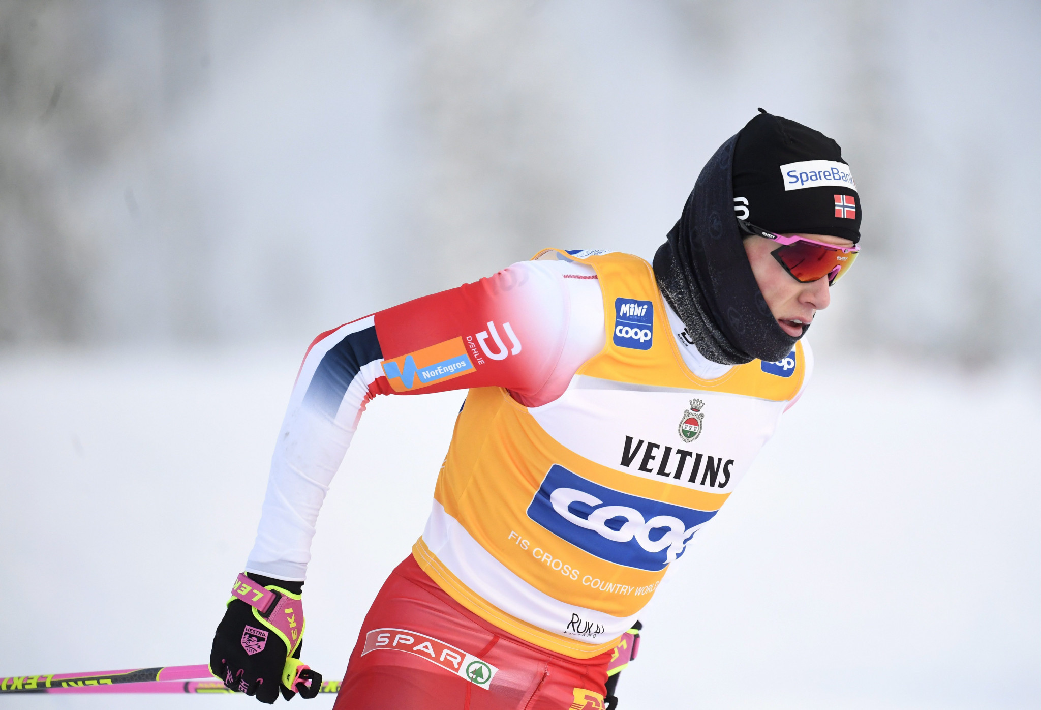 Johannes Høsflot Klæbo of Norway is aiming for a home victory at the FIS Cross-Country World Cup event in Lillehammer ©Getty Images