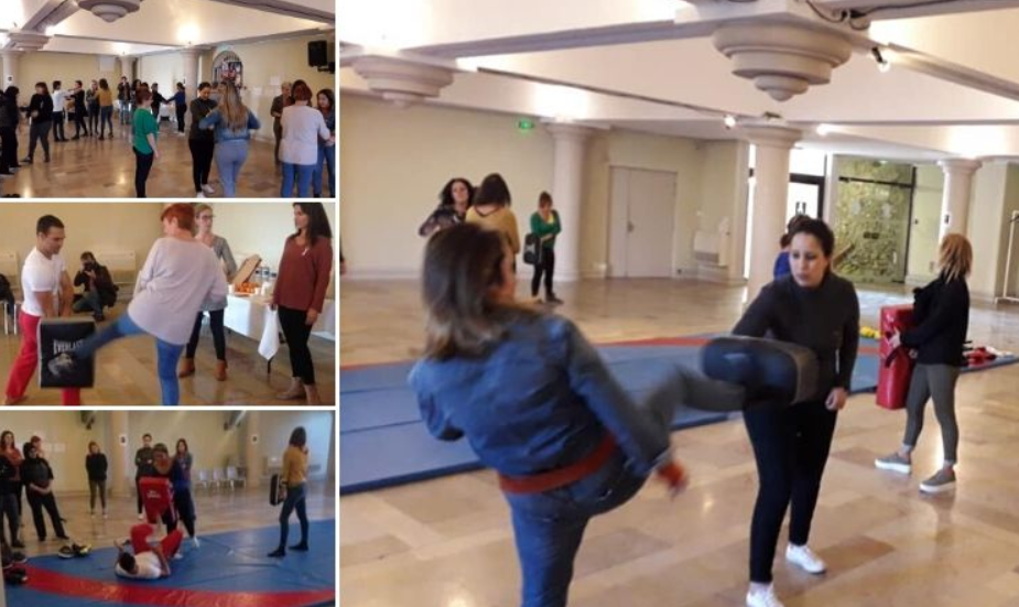 Sambo self-defence techniques inspire French women