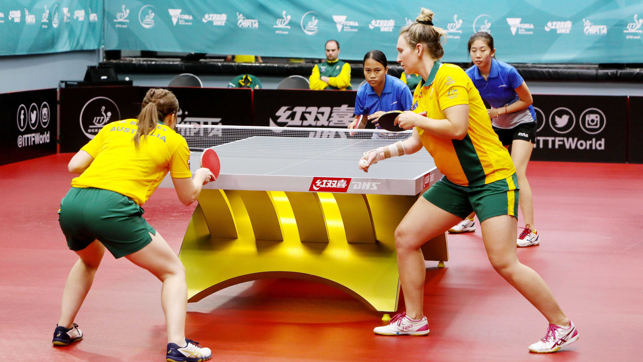 Australia won the women and men's ITTF Oceania Tokyo 2020 team qualifying tournament ©ITTF