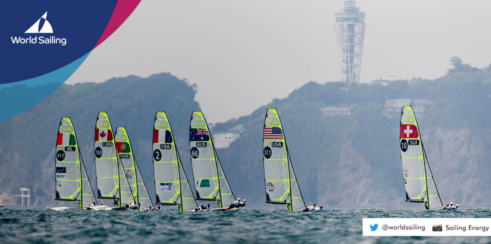 A total of 350 sailors will be competing in Japan across 10 events ©World Sailing