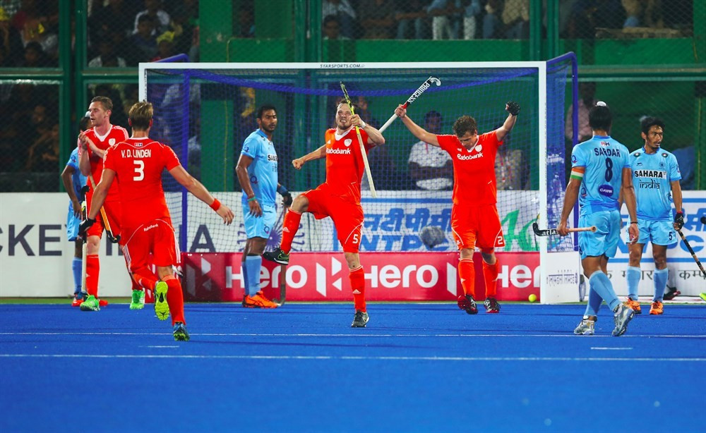 Netherlands see off hosts to top group at Hockey World League final