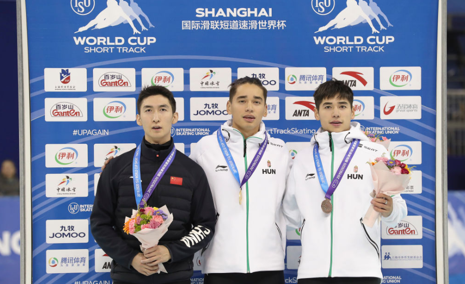 Hungary's Liu pulls off shock 500m win at ISU Short Track World Cup