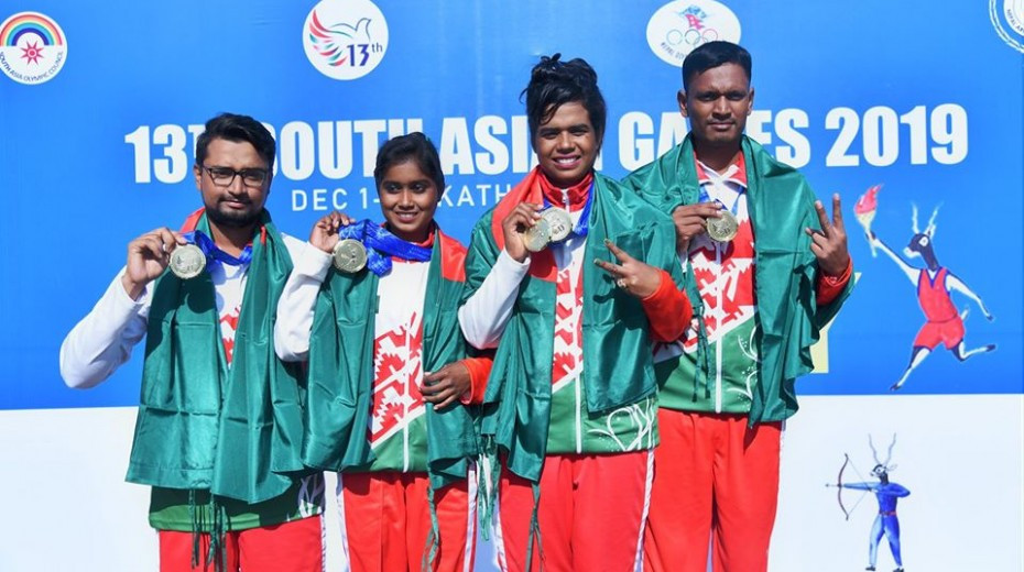 Bangladesh performed strongly in archery ©South Asian Games